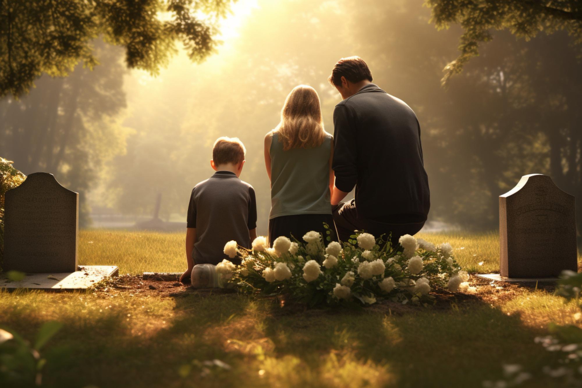 La gestione del lutto nei bambini durante i funerali